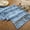 Blue, variant on Macrame Boho Table Runner 72 Inches Long Farmhouse Woven Cotton Home Decor for Dining Room Table Kitchen Island Buffet Console Bridal Shower Party Rustic Farmhouse Kitchen Decor - 12x72 Inch(Beige)