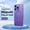 Dark Purple, variant on TECH CIRCLE Case for iPhone 13 Pro Max (6.7") 2021 - [Compatible with MagSafe] Durable Soft Silicone Skin Friendly Phone Case with Hidden Kickstand/Phone Ring Holder, Pink