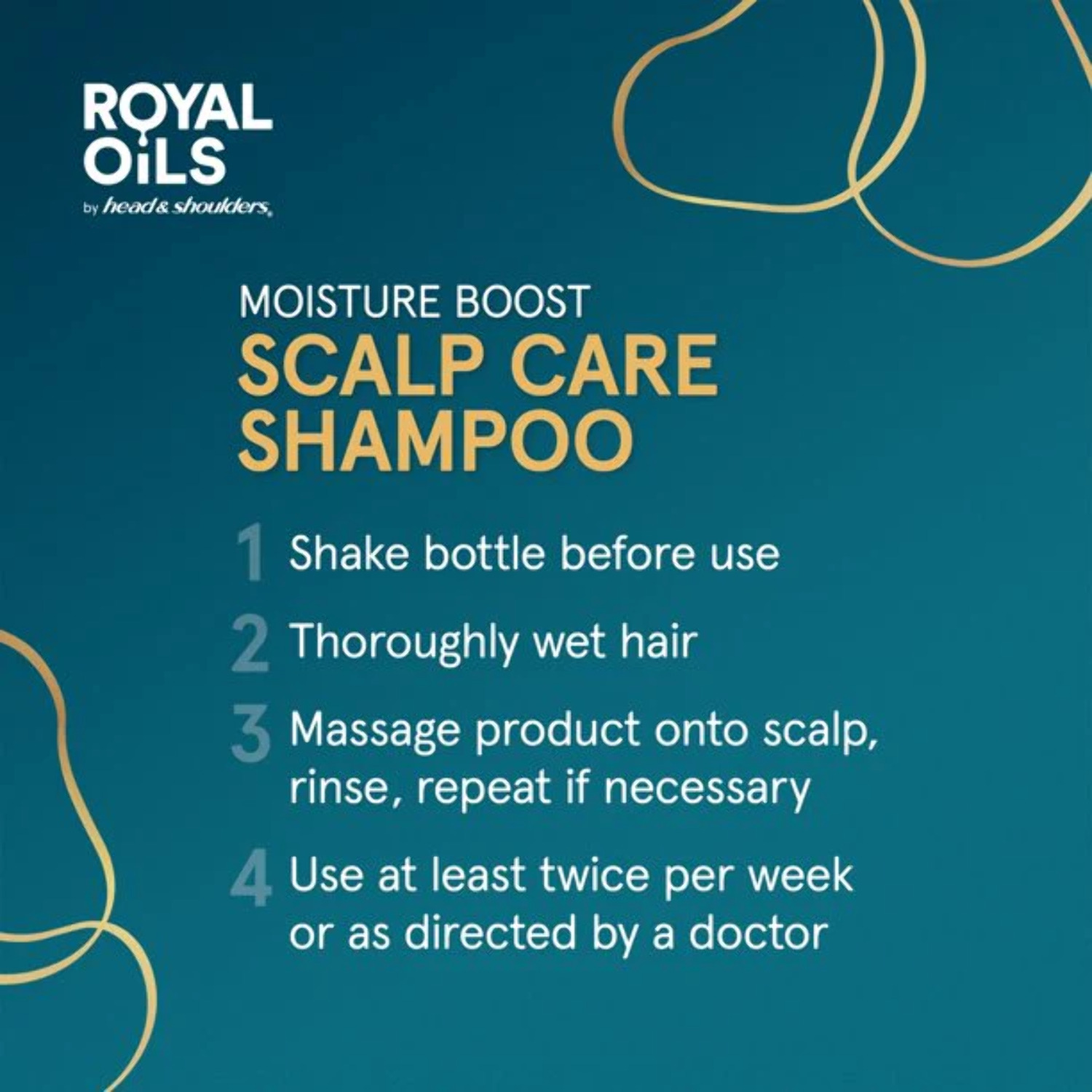 Head & Shoulders Royal Oils Moisturizing Scalp Care Daily Shampoo with Coconut Oil, 13.5 fl oz - image 4 of 9