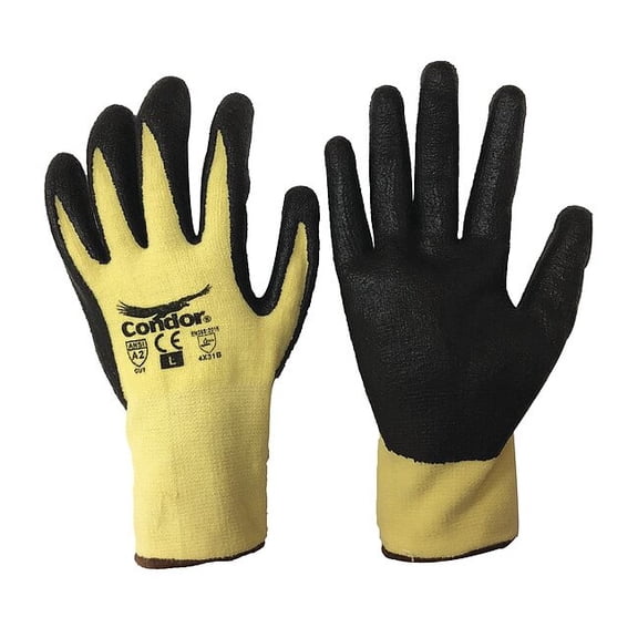 Condor Cut-Resistant Gloves,XS/6,PR 4TXJ9