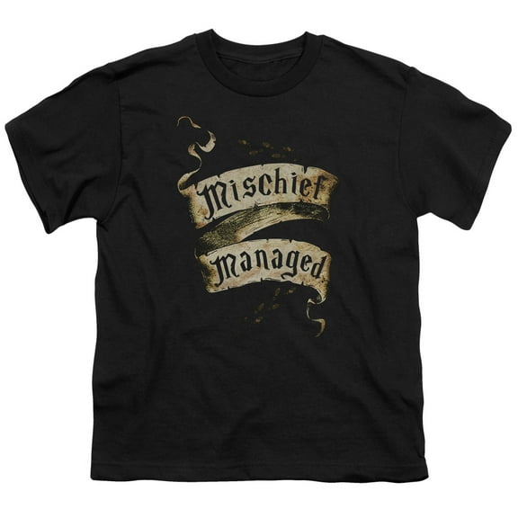 Harry Potter - Mischief Managed - Youth Short Sleeve Shirt - Medium