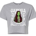thumbnail image 3 of Marvel Guardians of the Galaxy - Gamora Art Nouveau - Juniors Cropped Graphic T-Shirt, 3 of 5