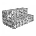 thumbnail image 1 of Geometric Foldable Mattress, Modern Monochrome, 78.7" x 47.2", Charcoal Grey and White, by Ambesonne, 1 of 6