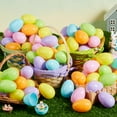 thumbnail image 6 of Joyfy 3.15" Pastel Easter Eggs, 100 Pcs Empty Easter Eggs Fillable, Colorful Plastic Eggs in Bulk for Easter Hunting, Party Favors, Basket Fillers, Classroom Prize Supplies, 6 of 9