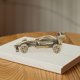 thumbnail image 1 of Decoración de la mesa de la estatua de Kart Small Go Miniatura de té de té de escultura de cuatro ruedas para accesorios de recolección de mesa, 1 of 8