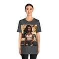 thumbnail image 3 of Vintage Candy's Brand of Rebel Flower Women's Short-Sleeve Crewneck TShirt, 3 of 6