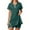 D-Green, variant on Womens Dresses Long Sleeve Round Neck Summer Dress Tennis Dress With Built In Shorts Stretchy Athletic Skirt Sports Outdoor Casual Clothes Blue L