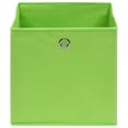 thumbnail image 3 of Cajas de almacenamiento VidaXL plegables de tela no tejida verde x4, 3 of 7
