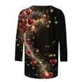 thumbnail image 4 of Jsaierl 3/4 Sleeve Tunic Tops for Women Cute Heart Print Shirts Crewneck Dressy Casual Blouse Valentines Day Gifts for Her, 4 of 5