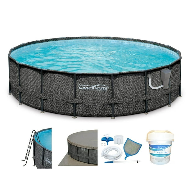 how many gallons in an 18ft above ground pool