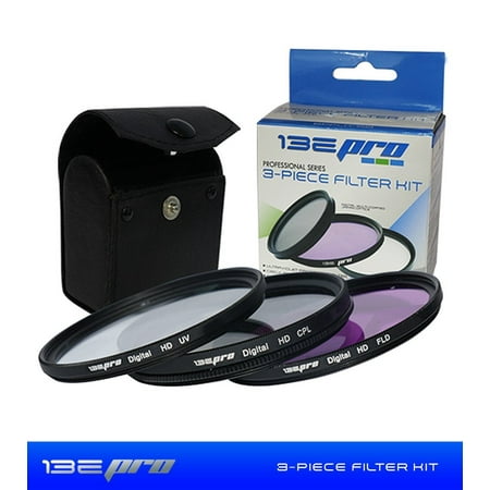 I3ePro 58mm 3PC Filter Kit for Canon EF 50mm f/1.4 USM Standard & Medium Telephoto Lens for Canon SLR Cameras - Fixed