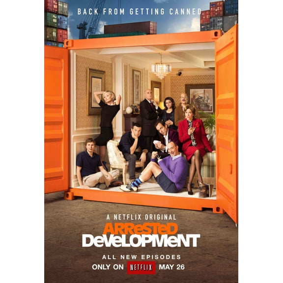 Arrested Development Poster 27Inx40In for any room 27x40 Multi-Color Square Adults Poster Time