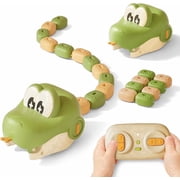 Magnetic Snake Game Toy, Remote Control Snake Toys with Sound and Light, Interactive Parent-Child Competitive Game Race Car Toy for Kids Boys Girls