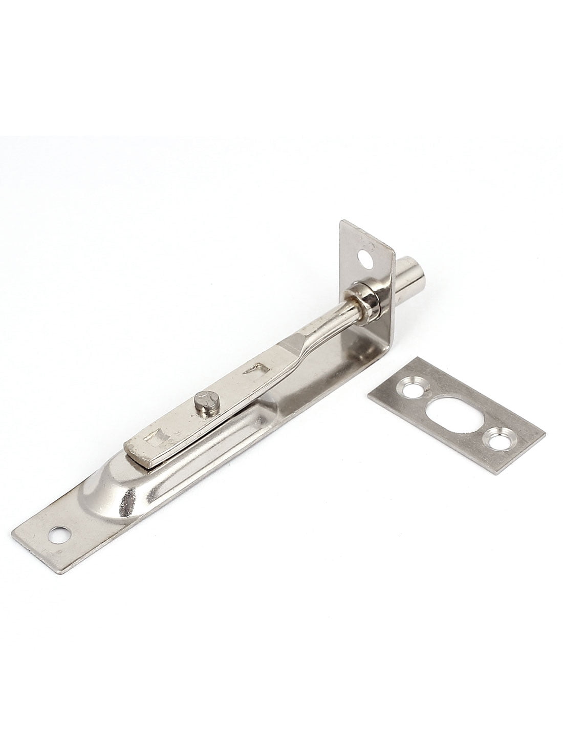 105mm 4" Length Stainless Steel Push Button Door Flush Bolt Latch Catch