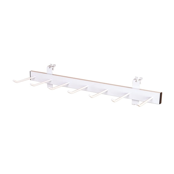 SSWBasics Multi-Hook White Belt & Tie Rack - Case of 3