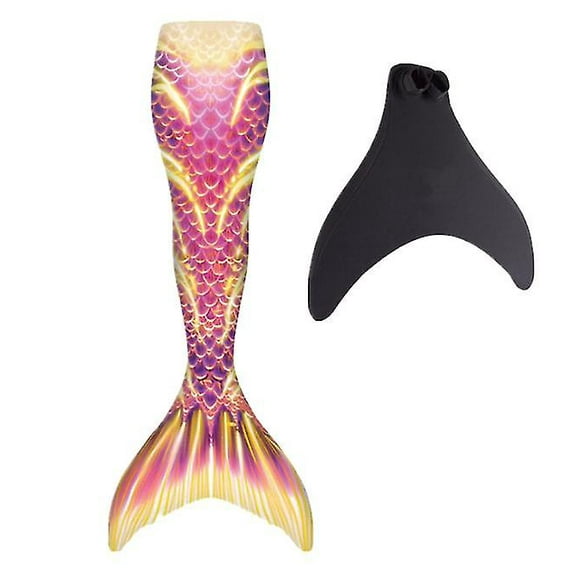 Wear-resistant Mermaid Tail For Swimming, Monofin Included
