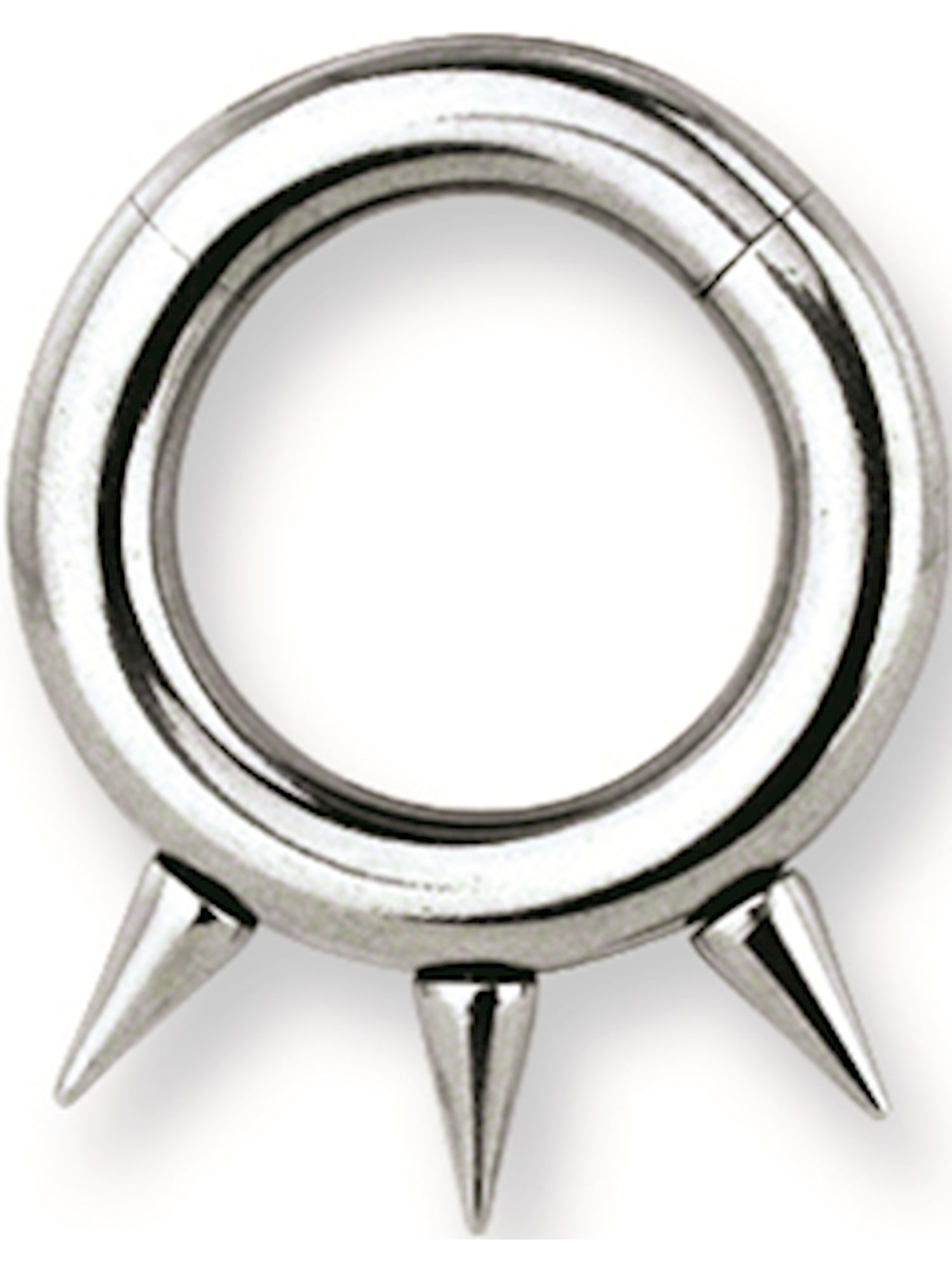 Captive w Thrd Spikes Jewelry by Sweet Pea Surgical Stainless Stl Continuous Seamless