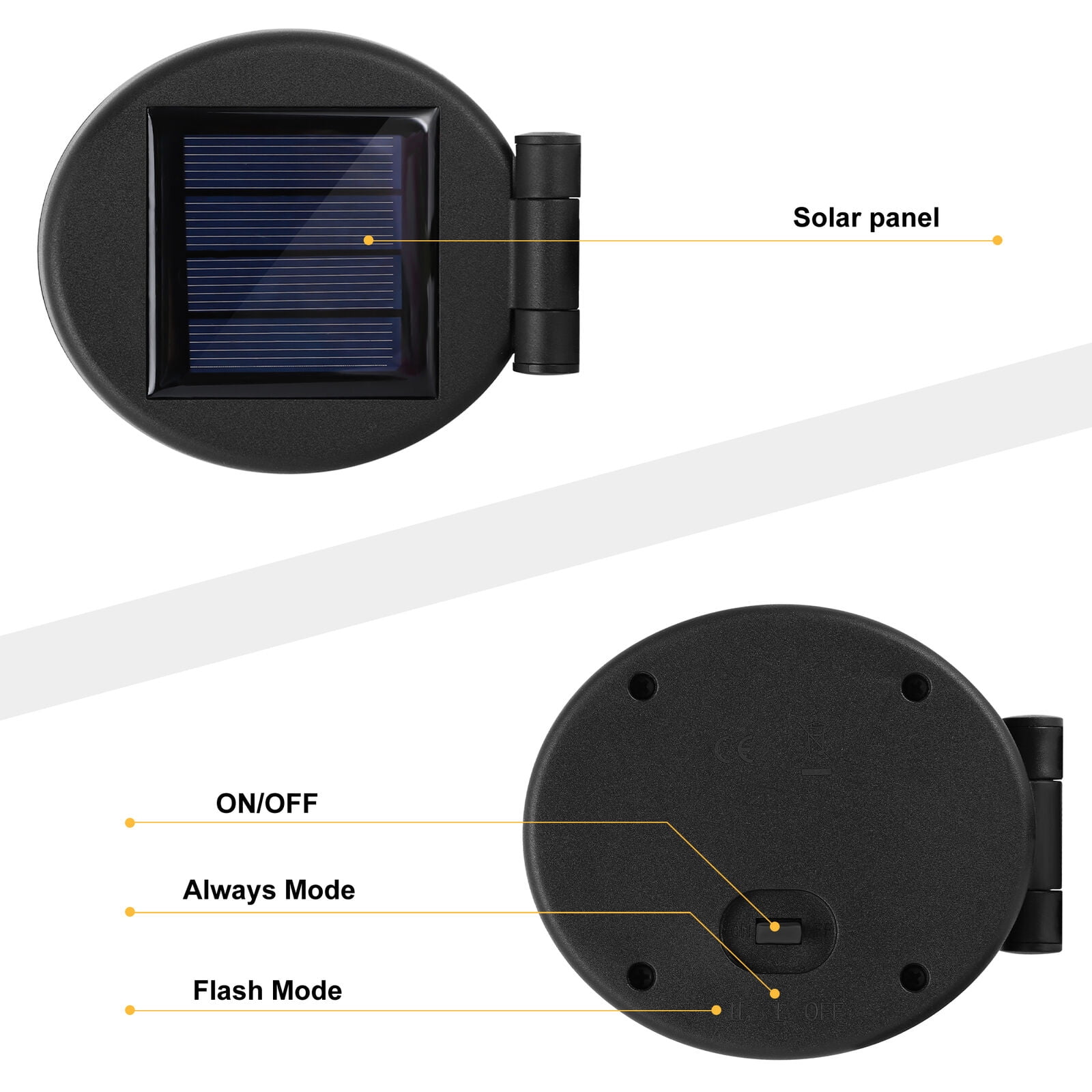 2 Pack Solar Phalaenopsis Flowers Lights Design, Upgraded Garden Solar Lights