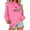 Pink, variant on Enjoytime Fall Tops for Women 2025 Christmas Printed Long Sleeve Crewneck Sweatshirt Xmas Holiday Lightweight Pullover Sweatshirts Blue XL