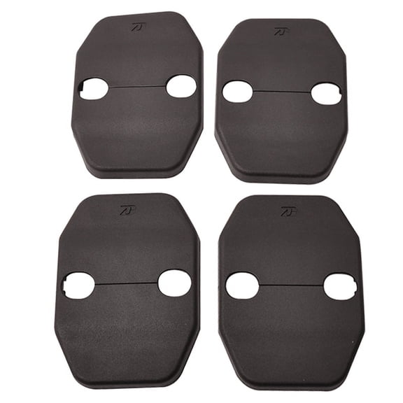 Ikon Motorsports Compatible with W204 C204 W212 C207 Door Latch Striker Catch Bracket Cover Cap 4 PC - PP