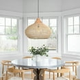 thumbnail image 3 of UEEYAC Trendy Rattan Pendant Light Wabi-sabi Style Retro Southeast Asian Chandelier, 3 of 21