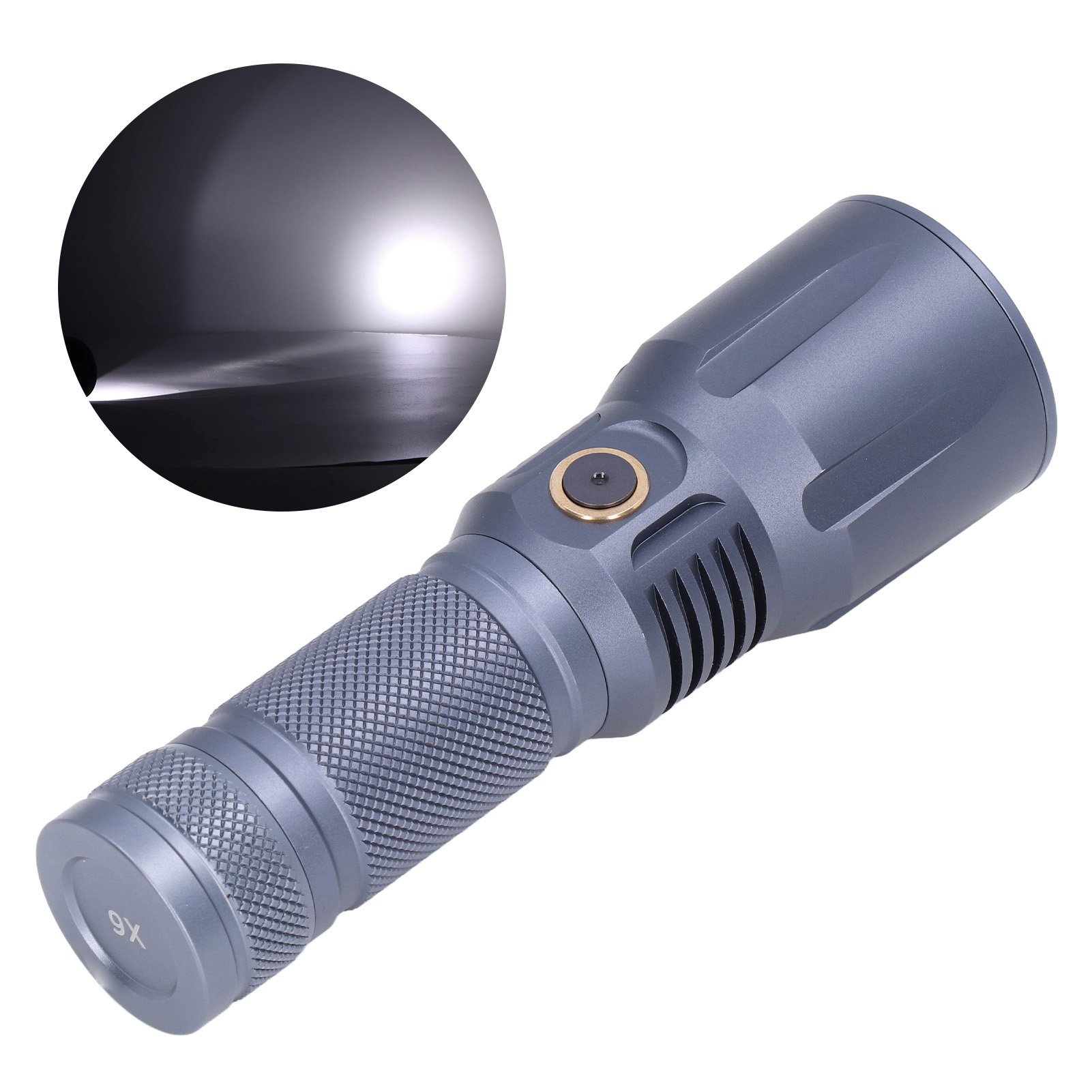 Long Range Flashlight, Portable White Light IPX7 Waterproof SST40 Flashlight  1850lm With Groups For Adventure For Hiking