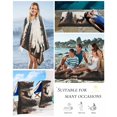 thumbnail image 5 of Forest Tree Elk Beach Towels Oversized Super Absorbent, Vintage Black Deer Animal Wild Plant Lightweight Bath Towel Quick Dry Sets For Bathroom/Pool/Rv Camping/Beach Play/Gym Room/Picnic 35"x70", 5 of 8