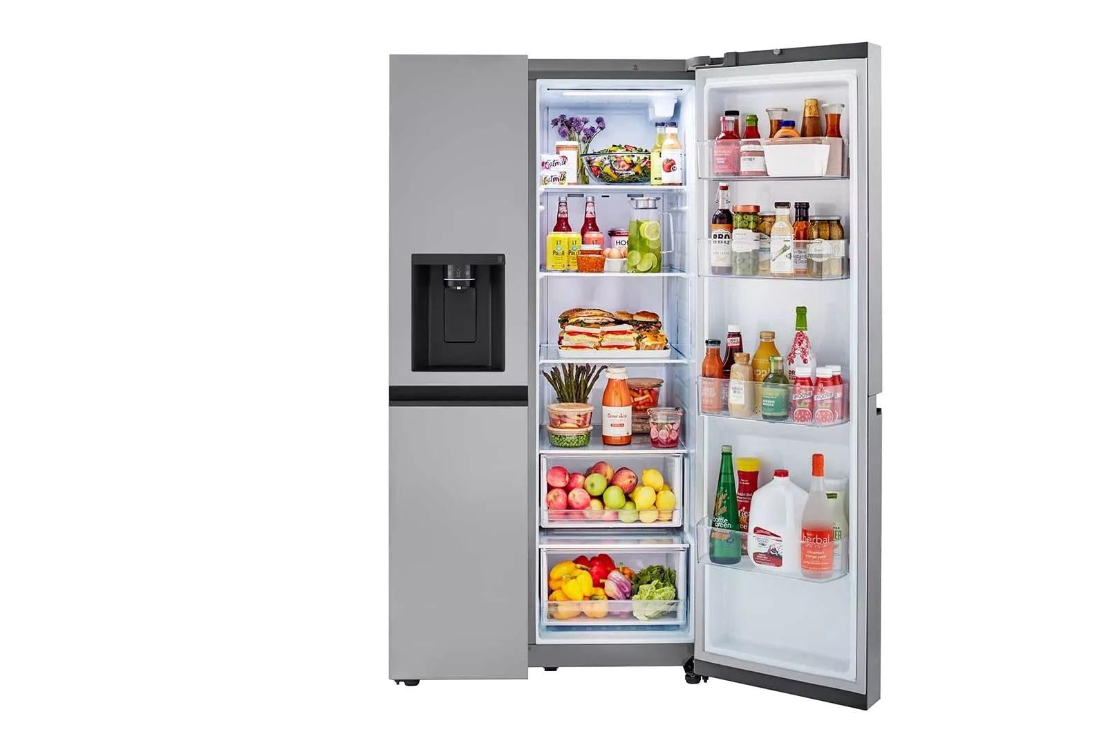 LG LRSXS2706S 27.16 Cu. Ft. Stainless Steel Side-by-Side PrintProof Refrigerator