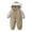 O-Khaki1708, variant on CUZIBR Baby Winter Hooded Snow Suit Jacket Toddler Baby Thickened Jumpsuit Holiday Dailywear For Child