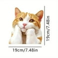 thumbnail image 3 of Cute Orange Vinyl Car Decals - Decorative Stickers for Window & Body, Scratch Cover & Paint Protection, 3 of 6