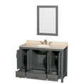 thumbnail image 2 of Wyndham Collection Wcs141448sunom24 Sheffield 48" Freestanding Vanity Set, 2 of 7