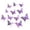 A002- Purple, variant on 12 Pack,3D Butterfly Wall Decor,Butterfly Party Decorations for Student Shower,Gold Butterfly Decor