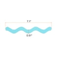 thumbnail image 2 of 24uds Antideslizante Bañera Pegatinas Baño Ducha Piso 7.1 Antideslizante Pegatina Cinta S-Forma Estilo Calcomanías para Baño Cocina Bañera Escalones Escaleras, Azul, 2 of 7