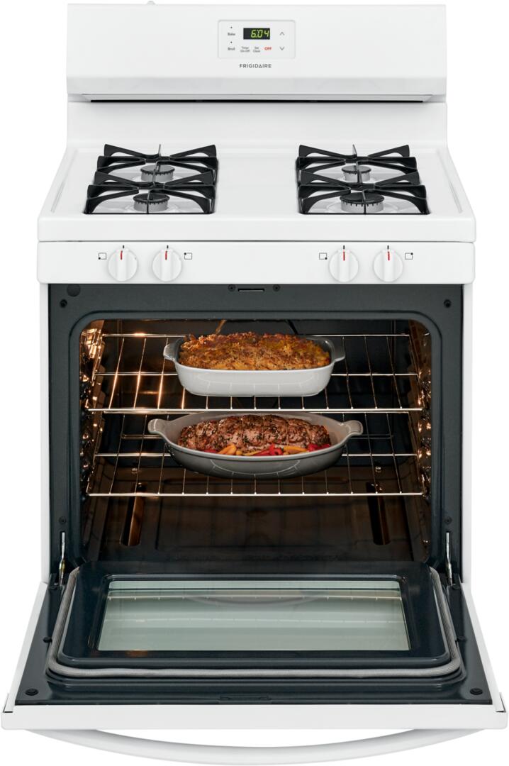 "Frigidaire Oven Range,Natural Gas,White FCRG3015AW" - image 3 of 7