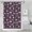 Purple Sun Moon, variant on Teal Dancing Skeleton Pattern Shower Curtain 36"x72" ,Bathroom Decorative Shower Curtains Set with 12 Hooks,Modern Waterproof Washable Shower Curtain