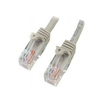 StarTech.com 1 ft Gray Snagless Cat5e UTP Patch Cable