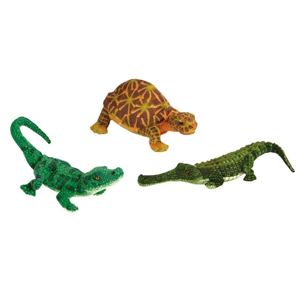 Adventure Plush SET OF 3 REPTILES (Crocodile, Alligator & Box