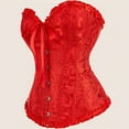 thumbnail image 7 of Women Lace Off Shoulder Corset Bustier Boned Overbust Corset Bodyshaper Lingerie Top, Seamless Body Shaper for All-Day Comfort, Postpartum Compression Girdle for Belly Support, 7 of 7