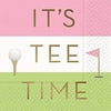 Design Design It's Tee Time Cocktail Napkins - Fun Golf Design, Party Supplies, 16 Beverage Napkins