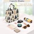 thumbnail image 5 of FORMRS Womens Corduroy Tote Bag Crossbody Shoulder Handbag with Pocket, Beige Christmas Trees, 5 of 7