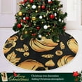 thumbnail image 6 of FMSHPON Halloween Skull Pumpkin Xmas Christmas Tree Skirt Stand Mat for Holiday Party Decoration Indoor Outdoor 48 inches, 6 of 6