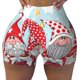 thumbnail image 2 of Fotbe Christmas Shorts Sin Costuras – Shorts Deportivos de Cintura Alta para Mujer, Elásticos para Gimnasio, Yoga, Running o Ciclismo-Medium, 2 of 8