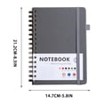 thumbnail image 4 of A5 Hardcover Lined Notebook with Elastic Closure Pen Loop, Coil Bound Lay Flat Journal for Office Meeting Daily Work Planning, Thoughtful New Gift for Colleague, 4 of 8