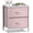 Pink, variant on Sorbus Nightstand with 2 Drawers, Steel Frame, Wood Top, Fabric Bins, Purple