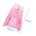 thumbnail image 4 of OULII Robe Décorative pour Chien Costume d'Été Rose Polyester Photogénique Usage Quotidien Lot de 1, 4 of 5