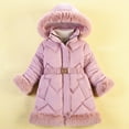 thumbnail image 2 of TOWED22 Boys Lightweight Jacket Jacket Winter Jacket Clothes Warm Coat Children Coat Kids Boy Fashion Hooded Girls (Pink, 6T), 2 of 4