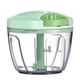 thumbnail image 1 of Manual Food Processor Vegetable Chopper, Portable Hand Pull String Garlic Mincer Onion Cutter for Veggies, Ginger, Fruits, Nuts, Herbs, etc., 900ml, Green, 1 of 5