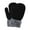 Black, variant on PULLIMORE Winter Warm Mitten Gloves for Baby Kids Fleece Lined Toddler Boys Girl Snow Glove (Black)
