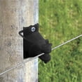 thumbnail image 1 of Patriot 820033 Wood Post Pinlock Insulator - Black, 1 of 1