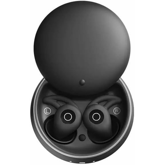 Bluetooth Moto Earbuds – Helmet-Compatible Wireless Earphones , Secure Silicone, Charging Case